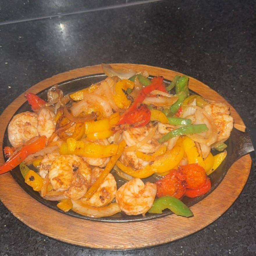 Shrimp Fajitas.
