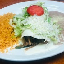 Fajitas Burrito.