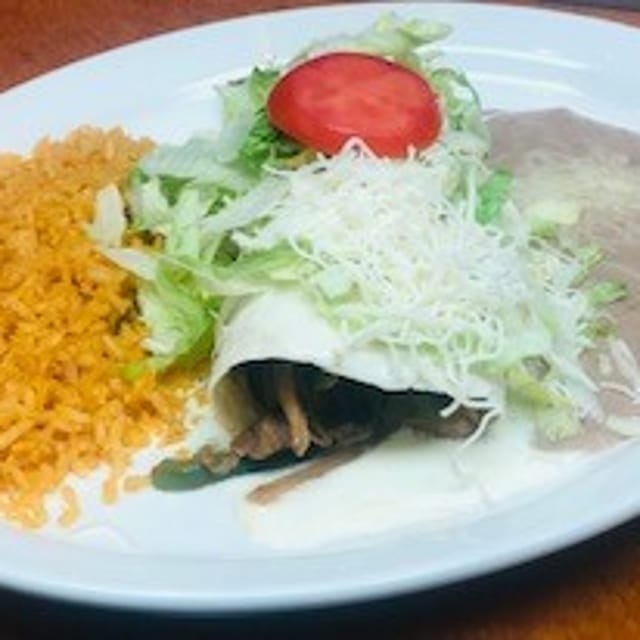 Fajitas Burrito.