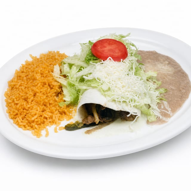 Fajitas Burrito.