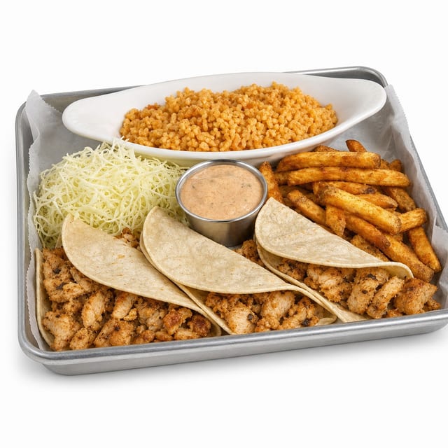 Fish or Shrimp Tacos.