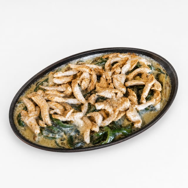 Cheese Poblano Fajitas.