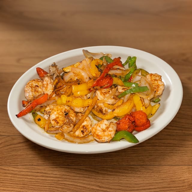 Shrimp Fajitas.