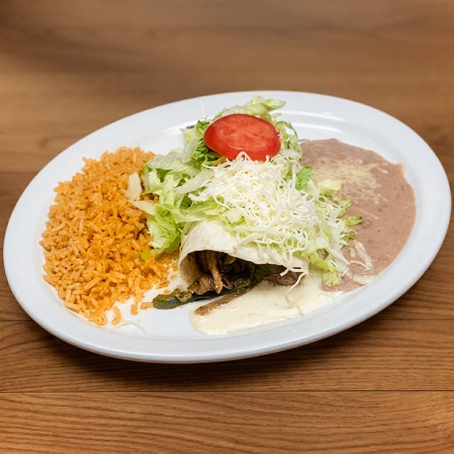 Fajitas Burrito.